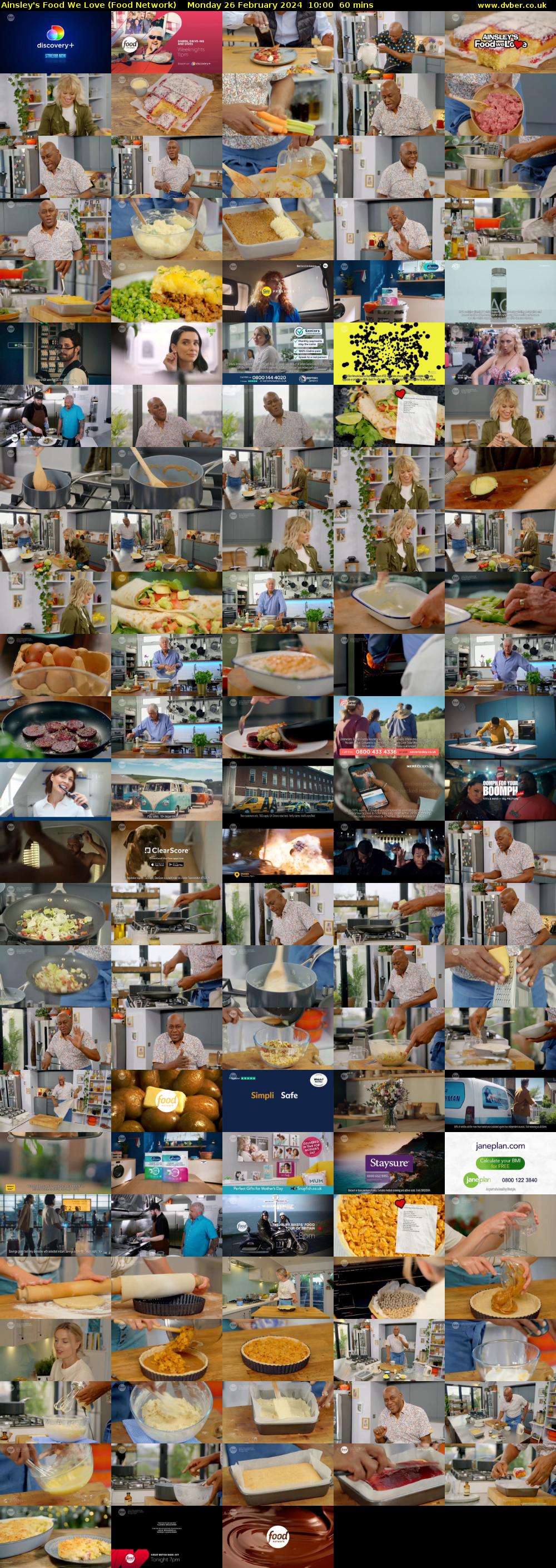 Ainsley's Food We Love (Food Network) Monday 26 February 2024 10:00 - 11:00