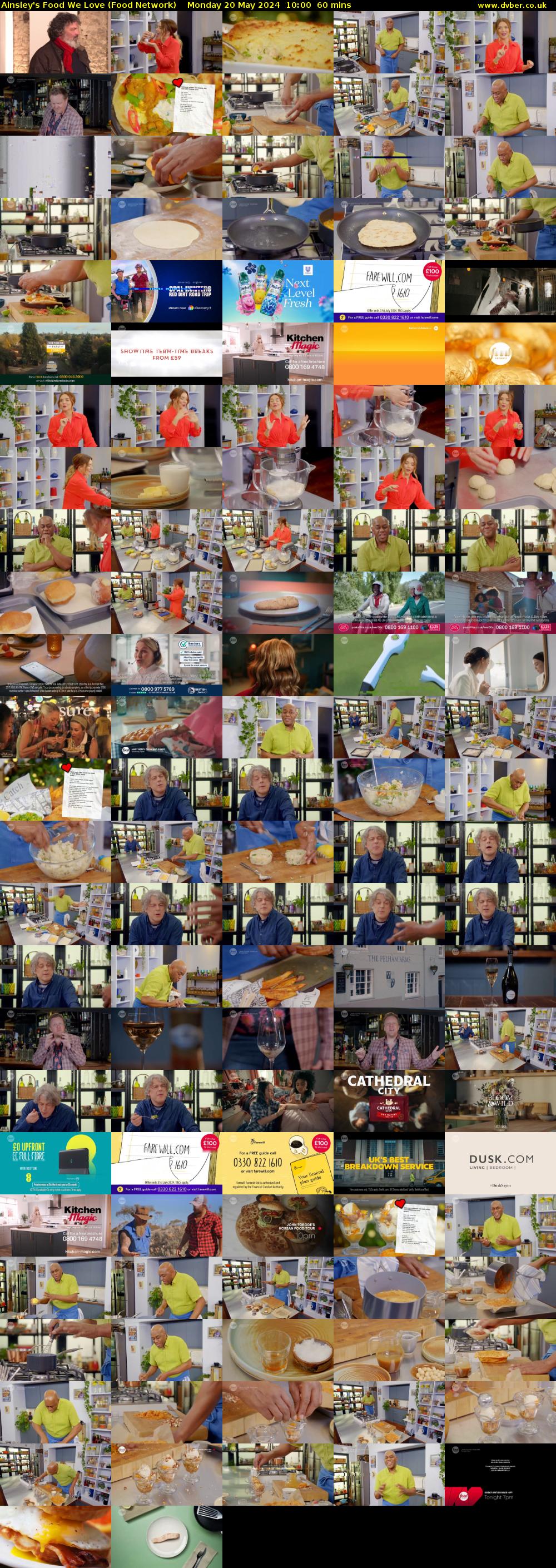 Ainsley's Food We Love (Food Network) Monday 20 May 2024 10:00 - 11:00