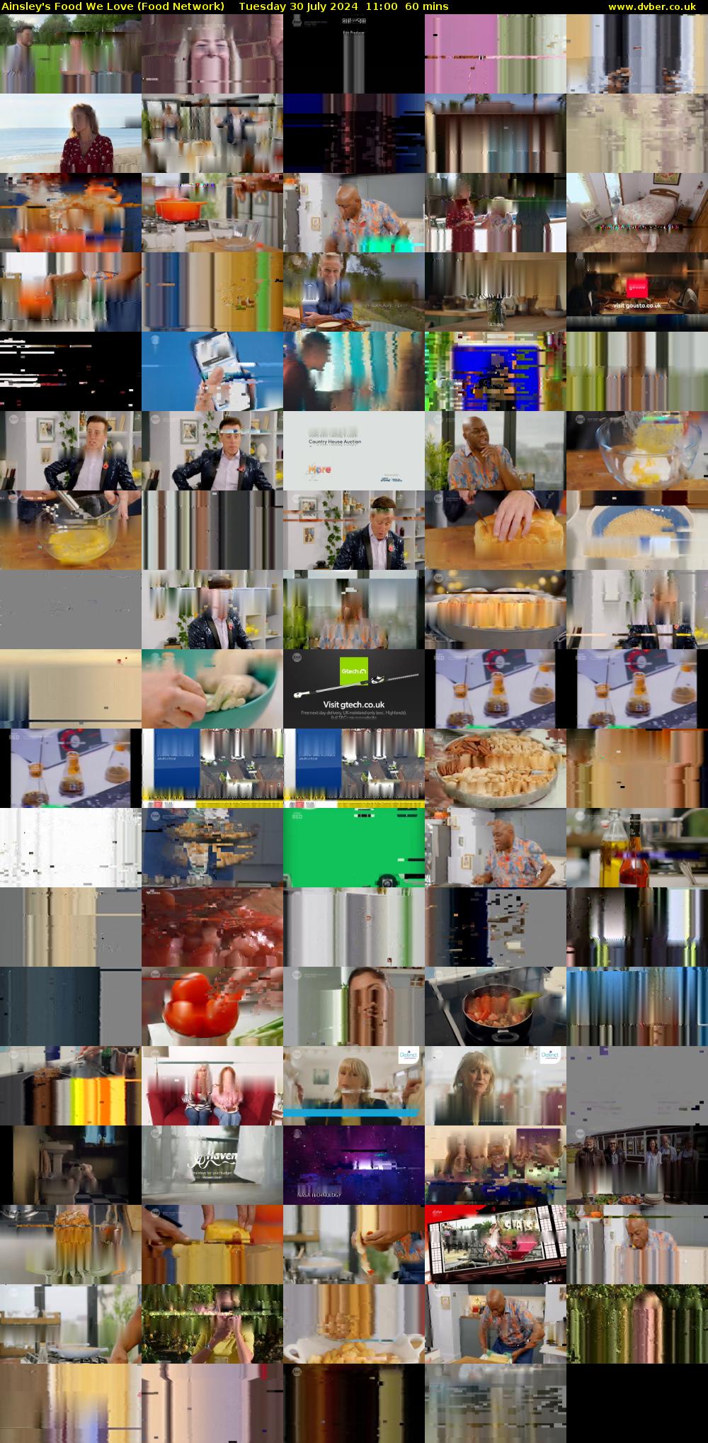 Ainsley's Food We Love (Food Network) Tuesday 30 July 2024 11:00 - 12:00