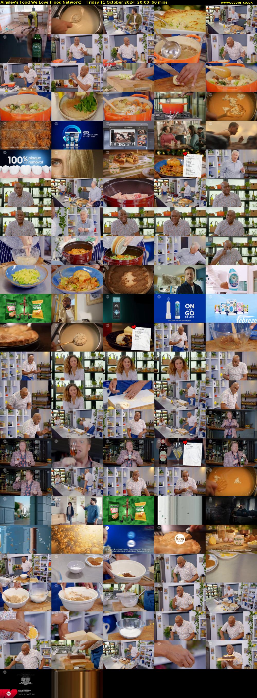 Ainsley's Food We Love (Food Network) Friday 11 October 2024 20:00 - 21:00