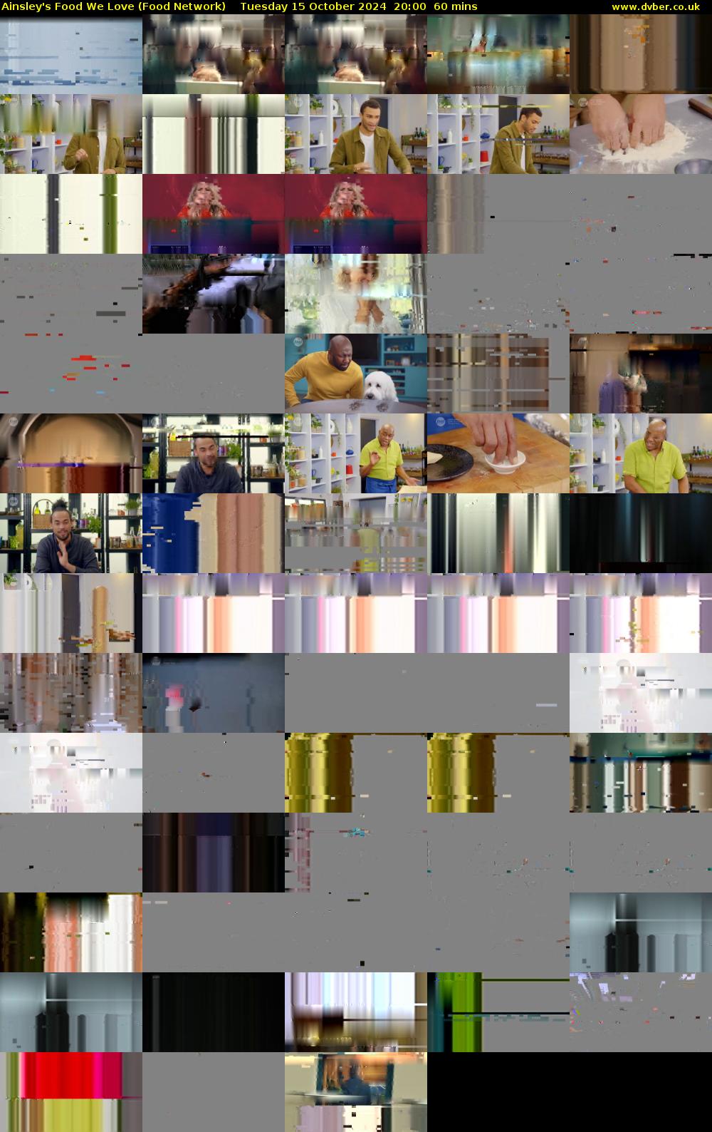 Ainsley's Food We Love (Food Network) Tuesday 15 October 2024 20:00 - 21:00
