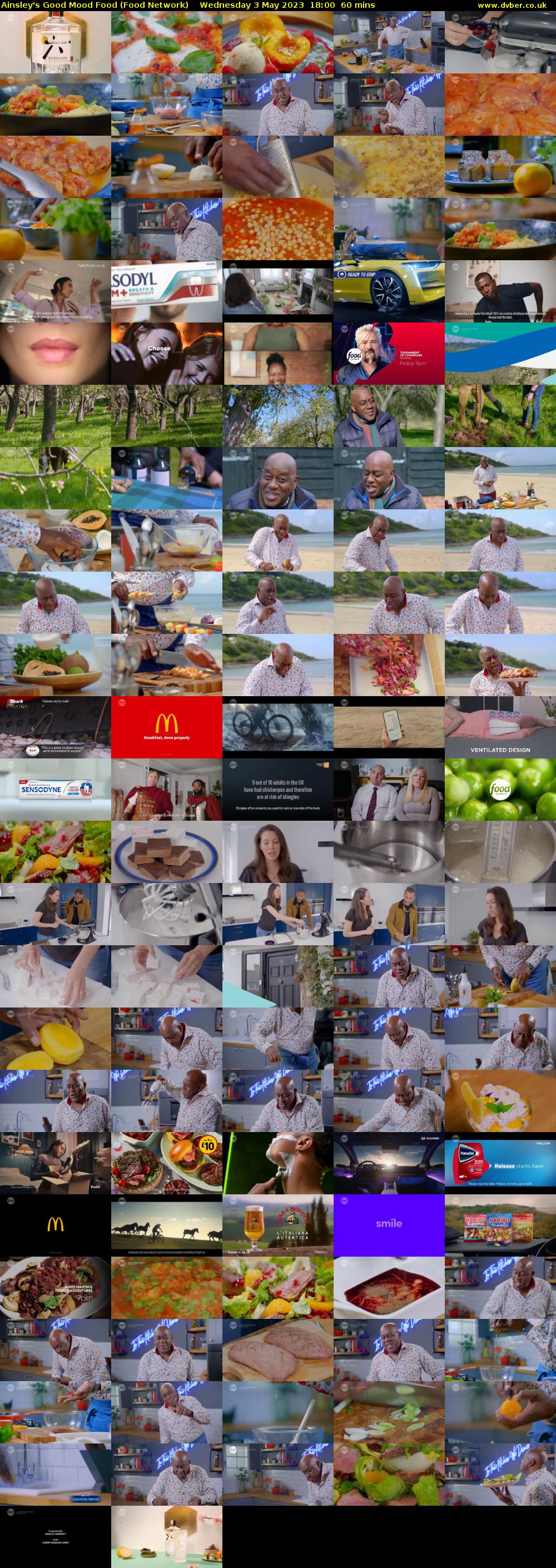 Ainsley's Good Mood Food (Food Network) Wednesday 3 May 2023 18:00 - 19:00