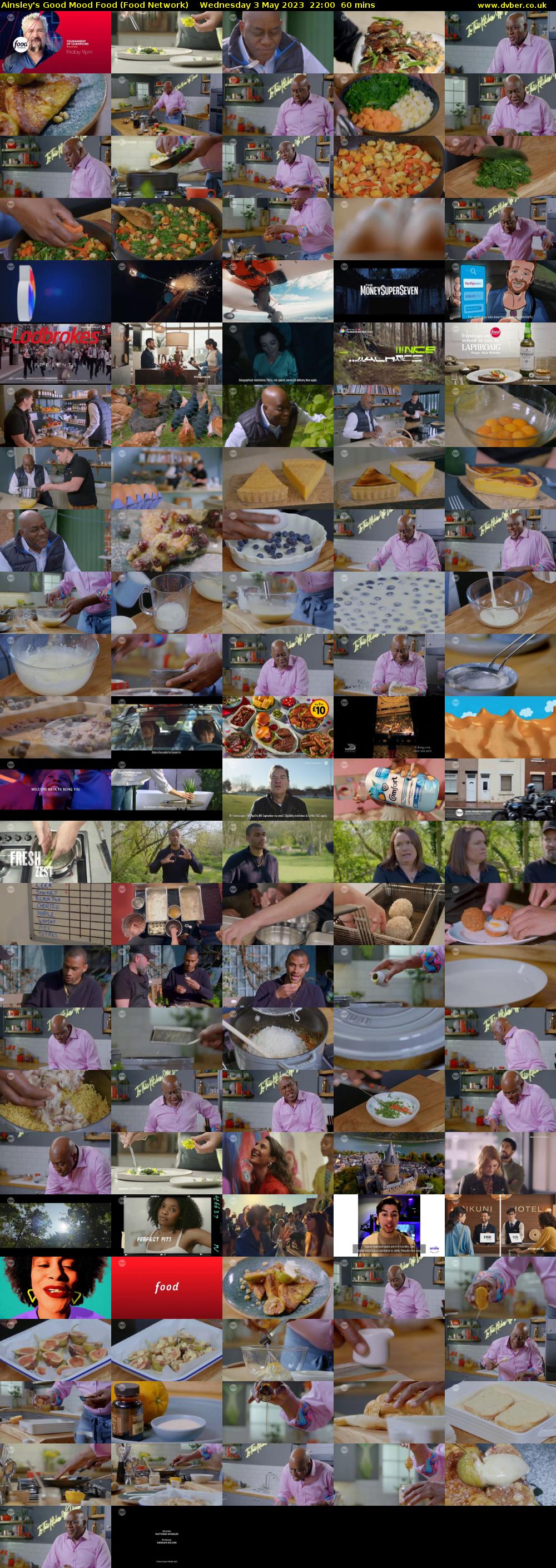 Ainsley's Good Mood Food (Food Network) Wednesday 3 May 2023 22:00 - 23:00