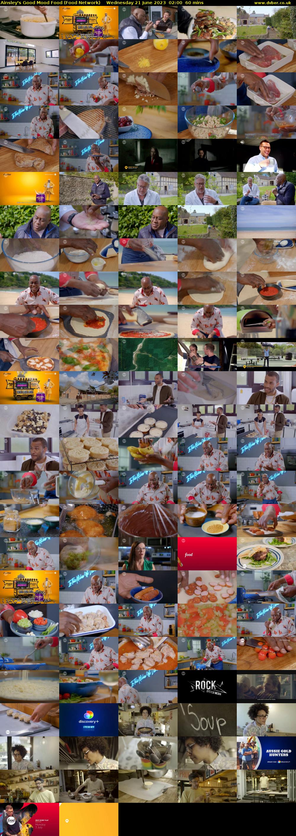 Ainsley's Good Mood Food (Food Network) Wednesday 21 June 2023 02:00 - 03:00