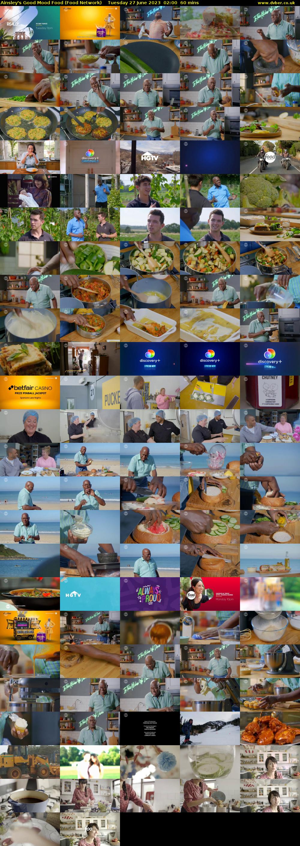 Ainsley's Good Mood Food (Food Network) Tuesday 27 June 2023 02:00 - 03:00