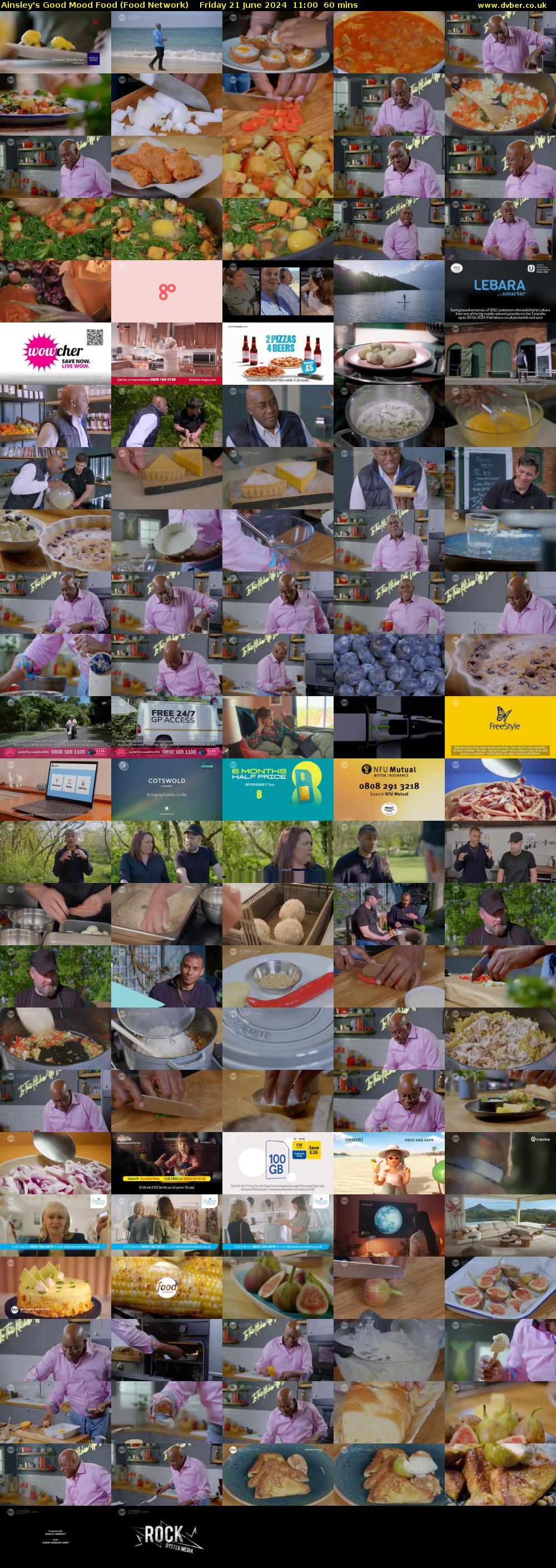 Ainsley's Good Mood Food (Food Network) Friday 21 June 2024 11:00 - 12:00
