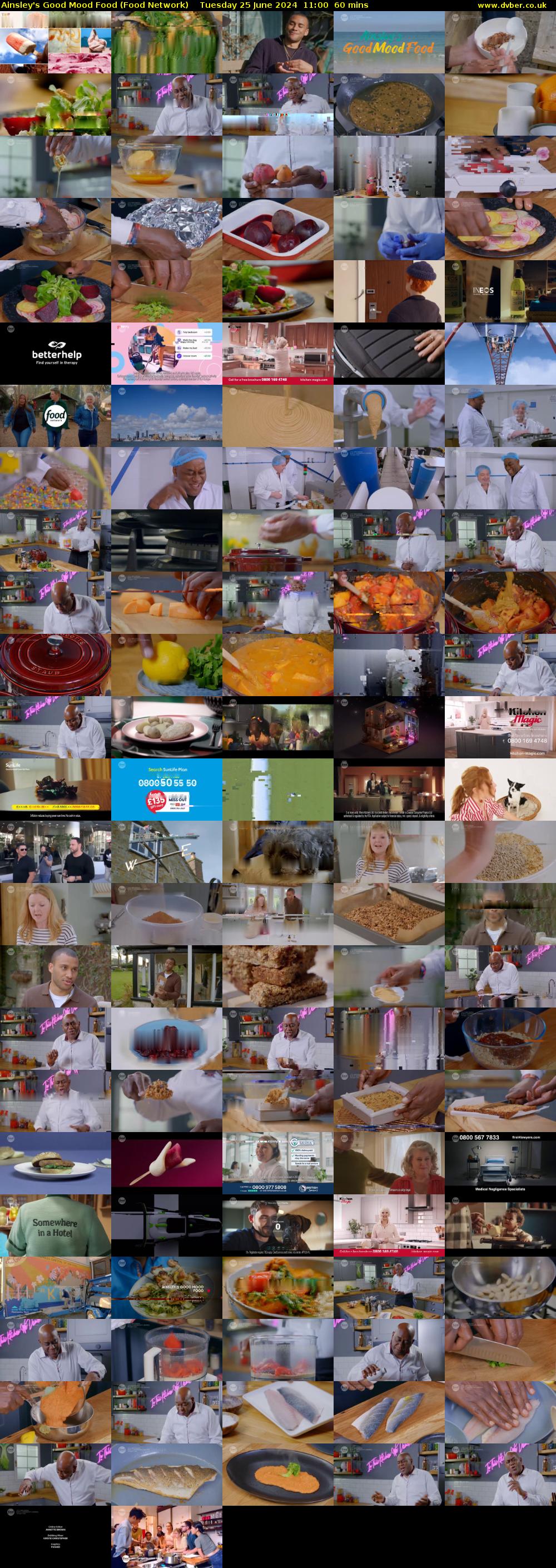 Ainsley's Good Mood Food (Food Network) Tuesday 25 June 2024 11:00 - 12:00