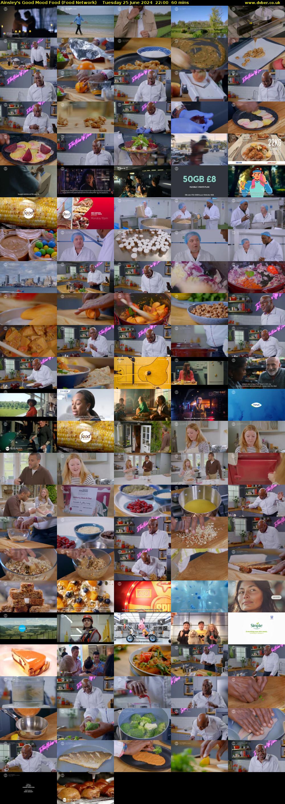 Ainsley's Good Mood Food (Food Network) Tuesday 25 June 2024 22:00 - 23:00