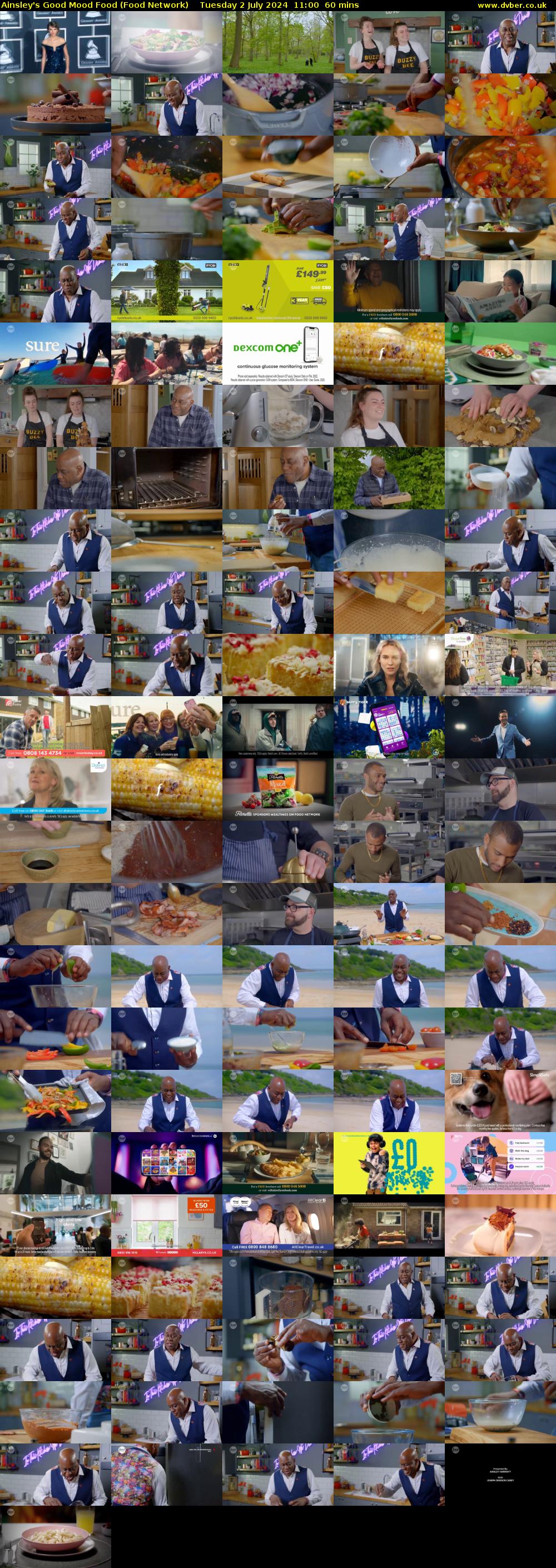 Ainsley's Good Mood Food (Food Network) Tuesday 2 July 2024 11:00 - 12:00
