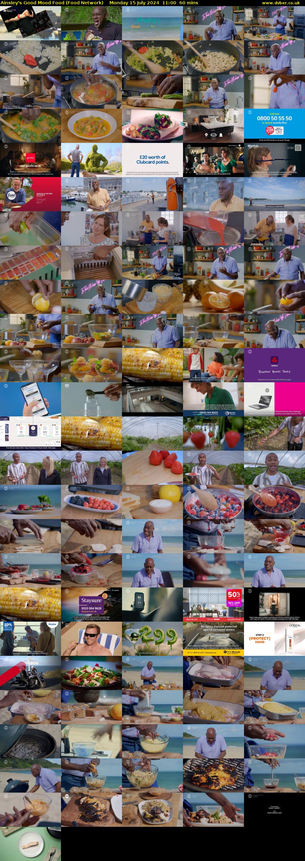 Ainsley's Good Mood Food (Food Network) Monday 15 July 2024 11:00 - 12:00