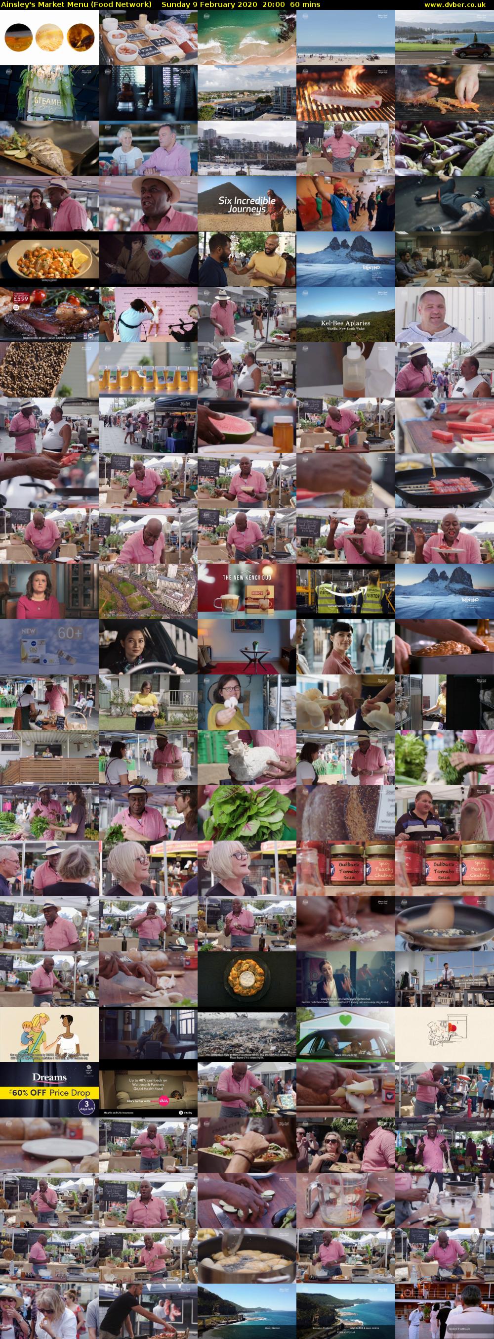 Ainsley's Market Menu (Food Network) Sunday 9 February 2020 20:00 - 21:00