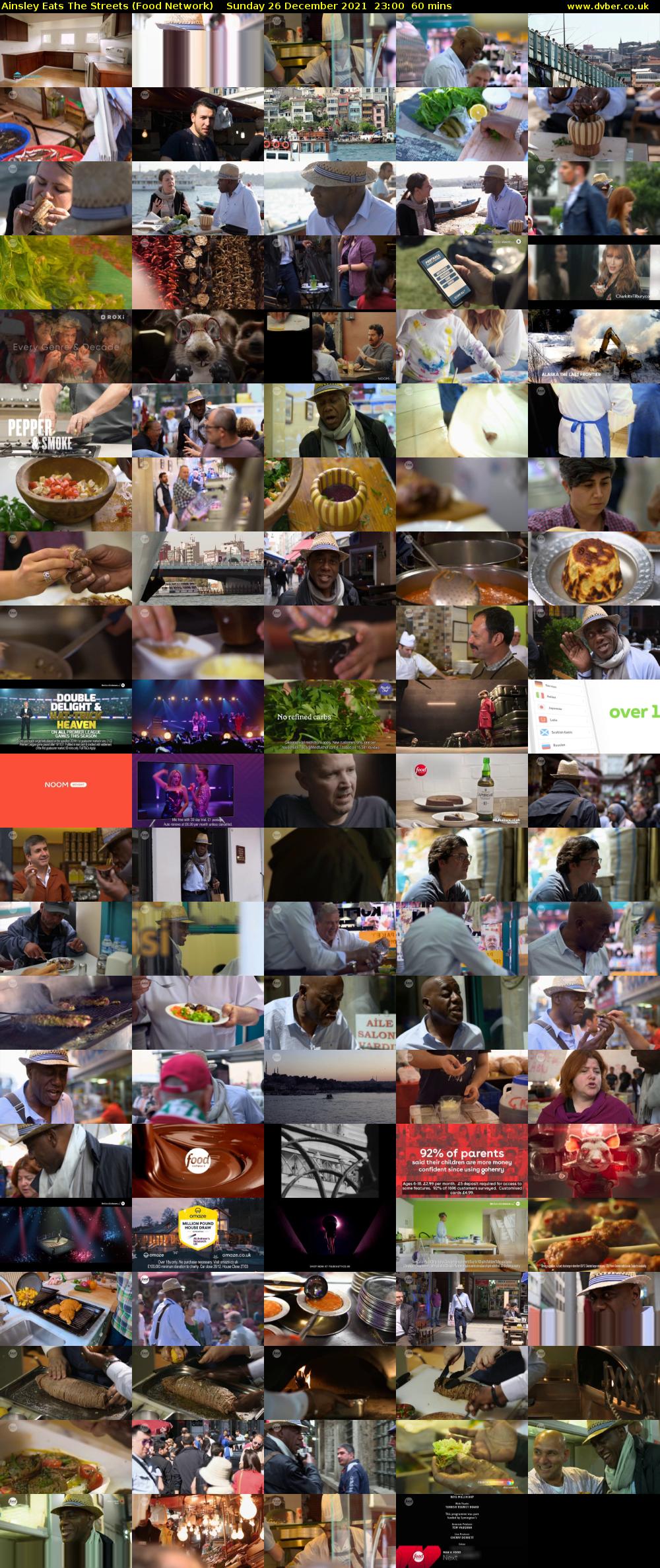 Ainsley Eats The Streets (Food Network) Sunday 26 December 2021 23:00 - 00:00