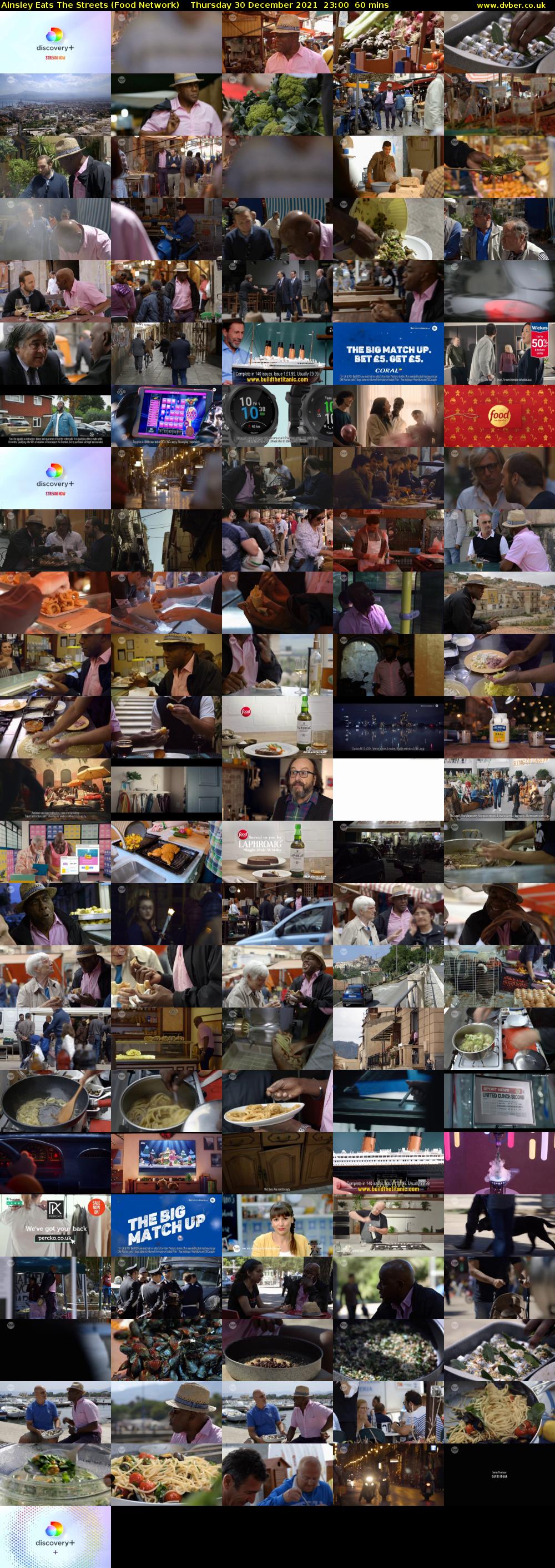 Ainsley Eats The Streets (Food Network) Thursday 30 December 2021 23:00 - 00:00
