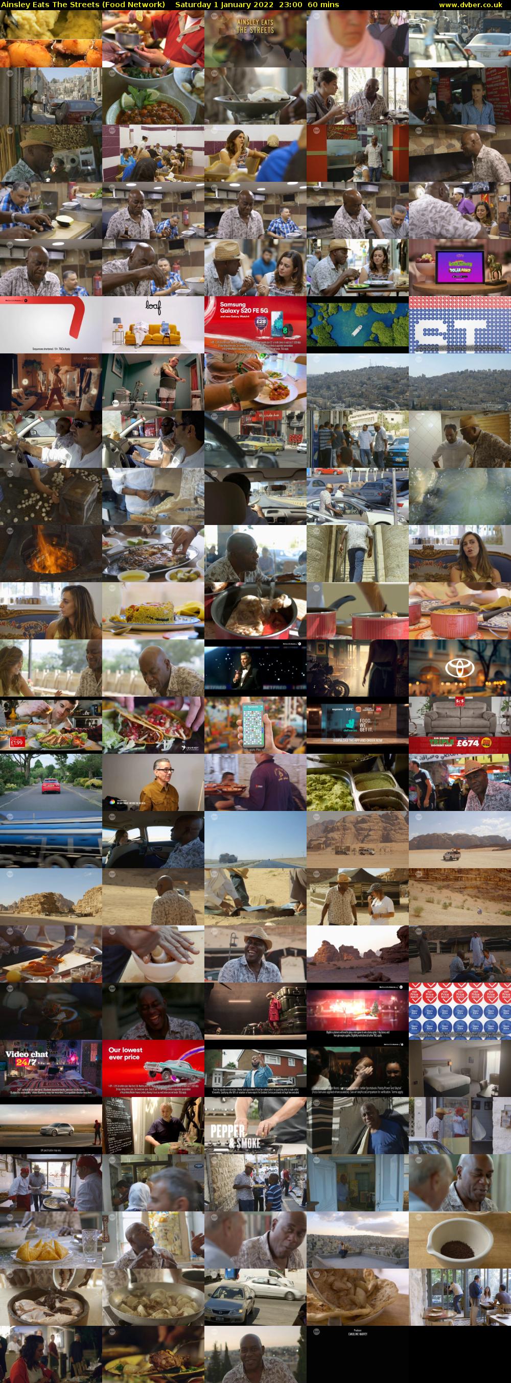 Ainsley Eats The Streets (Food Network) Saturday 1 January 2022 23:00 - 00:00