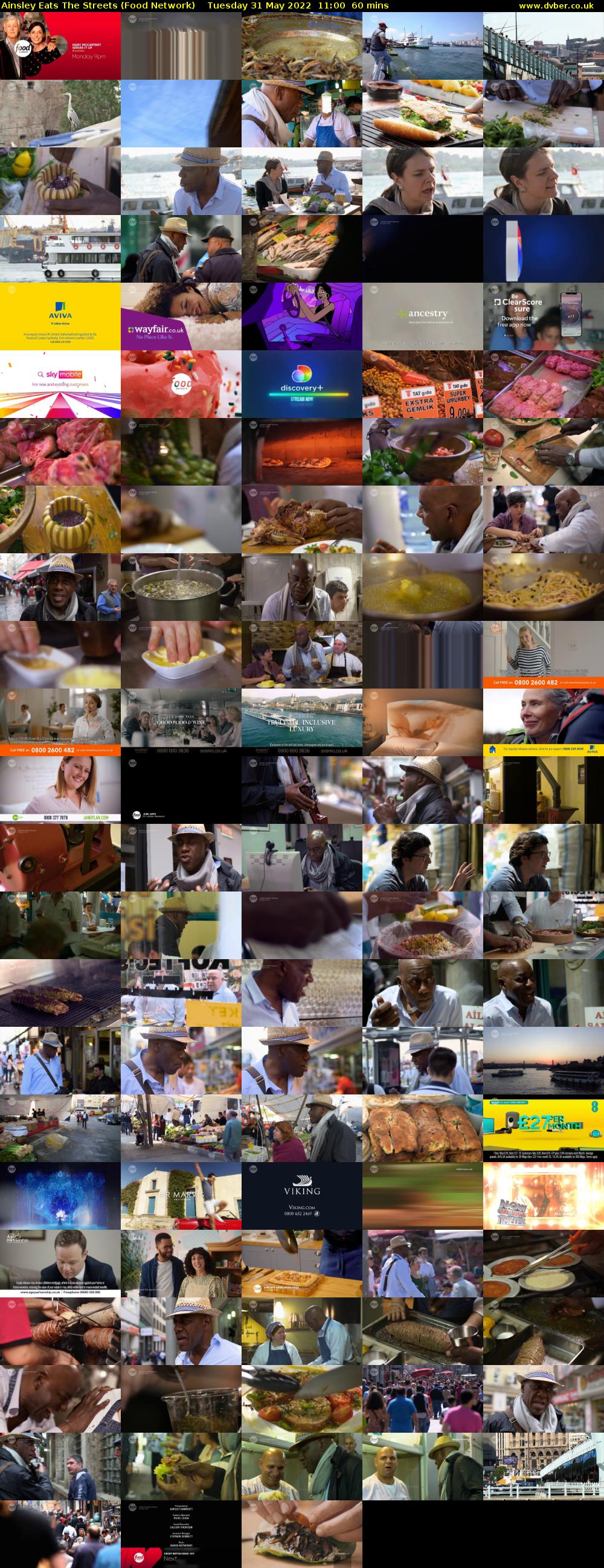 Ainsley Eats The Streets (Food Network) Tuesday 31 May 2022 11:00 - 12:00