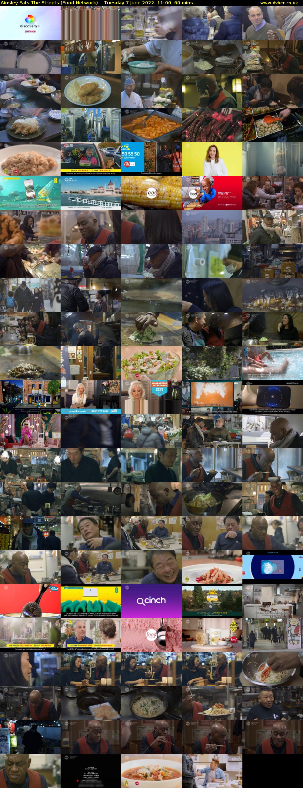 Ainsley Eats The Streets (Food Network) Tuesday 7 June 2022 11:00 - 12:00