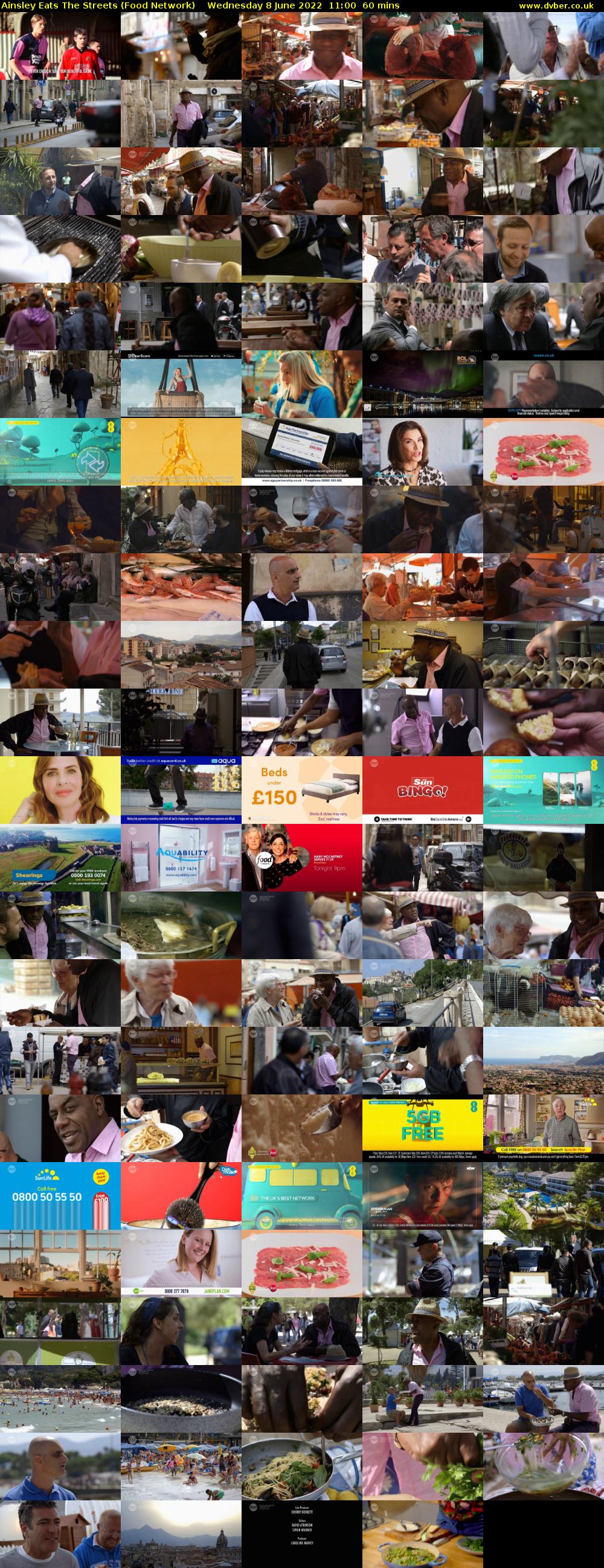 Ainsley Eats The Streets (Food Network) Wednesday 8 June 2022 11:00 - 12:00