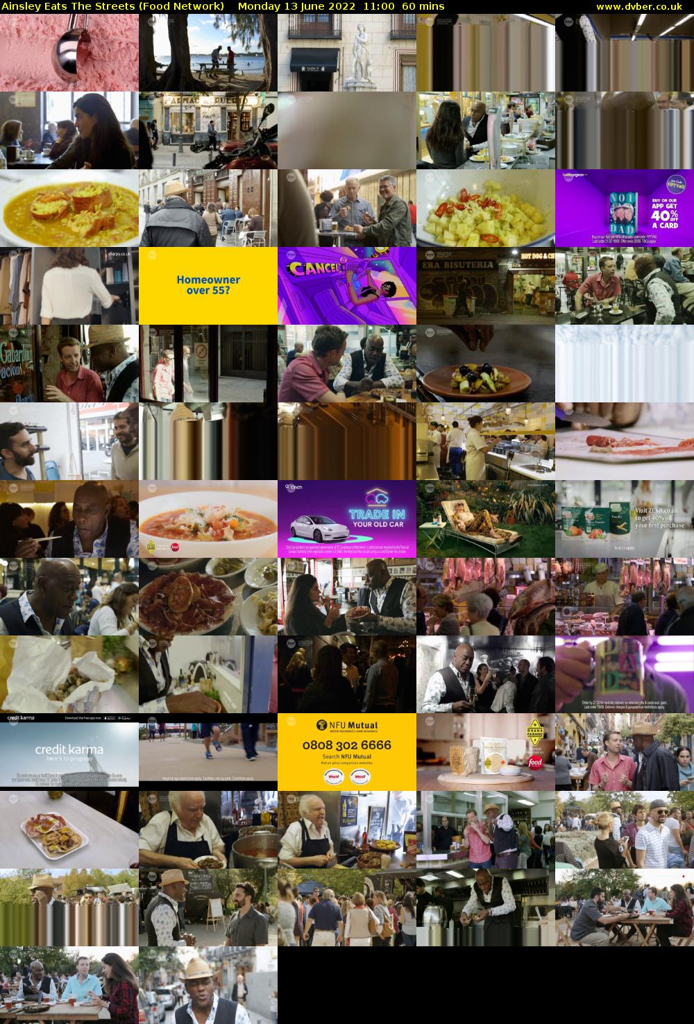 Ainsley Eats The Streets (Food Network) Monday 13 June 2022 11:00 - 12:00