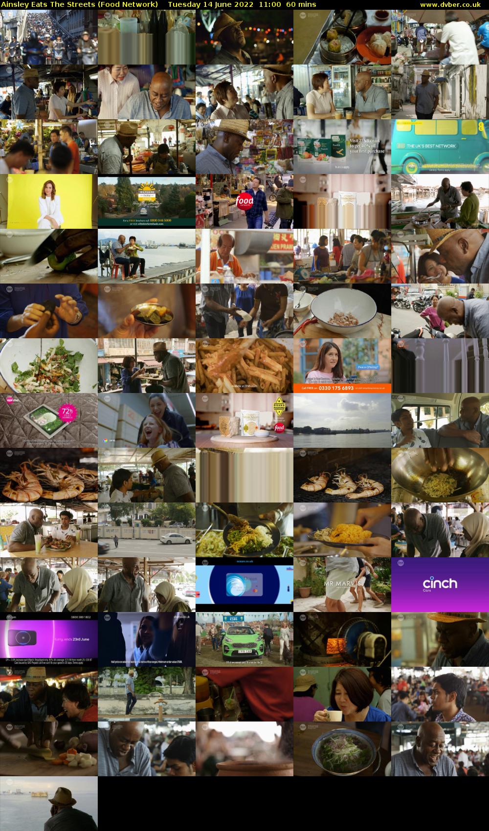 Ainsley Eats The Streets (Food Network) Tuesday 14 June 2022 11:00 - 12:00