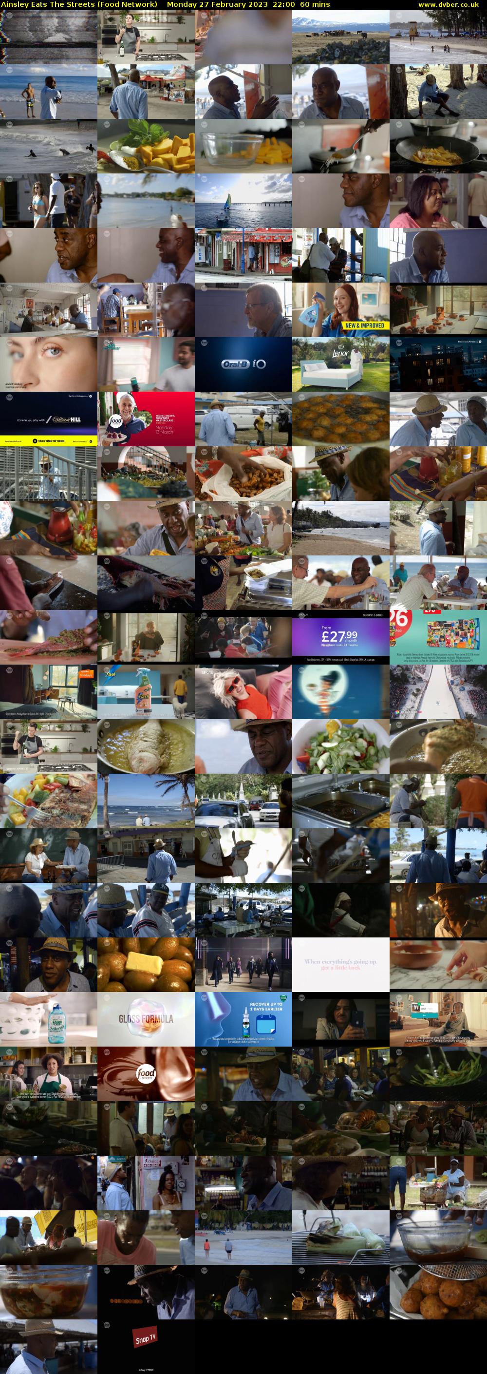Ainsley Eats The Streets (Food Network) Monday 27 February 2023 22:00 - 23:00