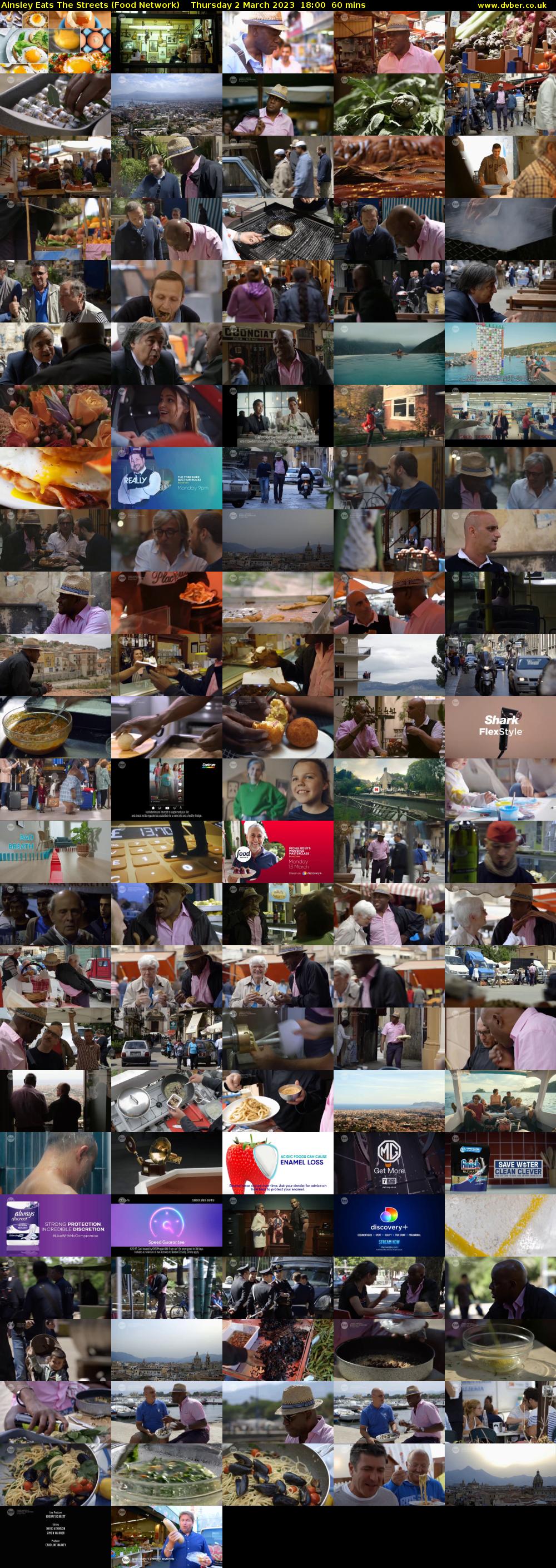Ainsley Eats The Streets (Food Network) Thursday 2 March 2023 18:00 - 19:00