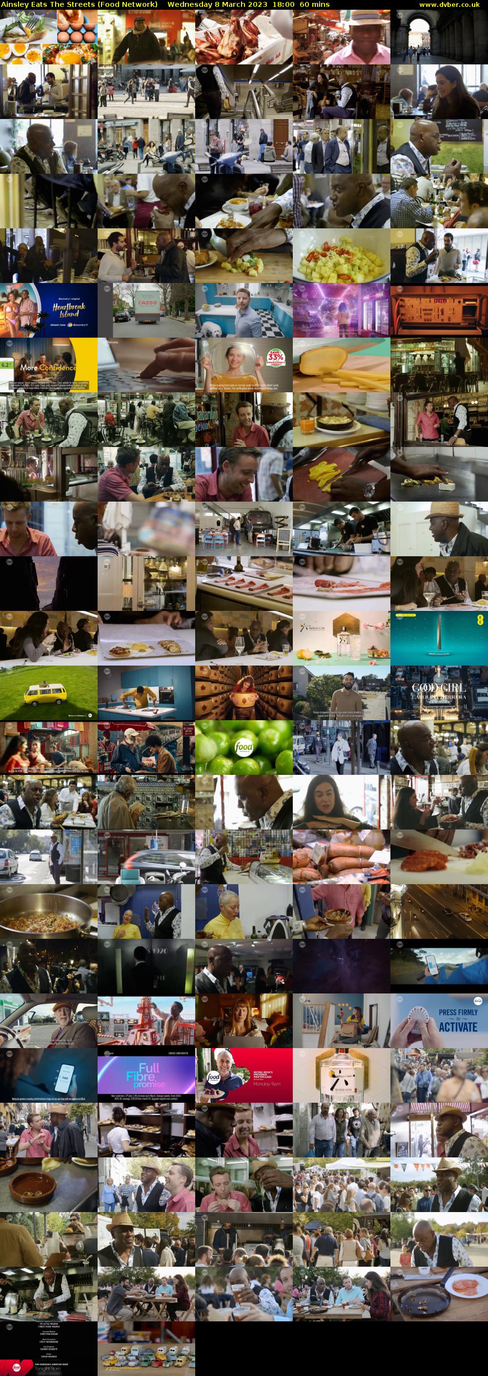 Ainsley Eats The Streets (Food Network) Wednesday 8 March 2023 18:00 - 19:00