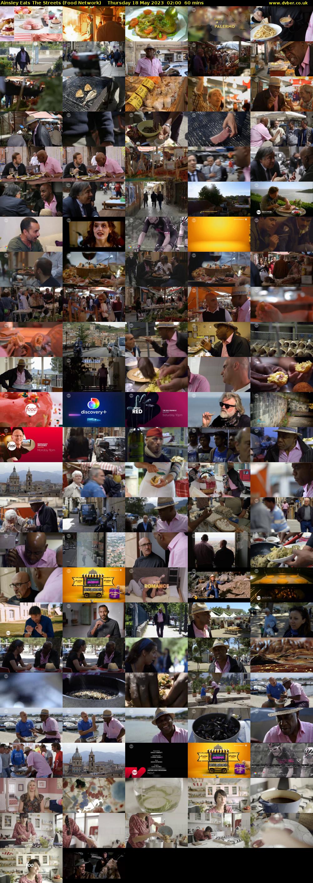 Ainsley Eats The Streets (Food Network) Thursday 18 May 2023 02:00 - 03:00