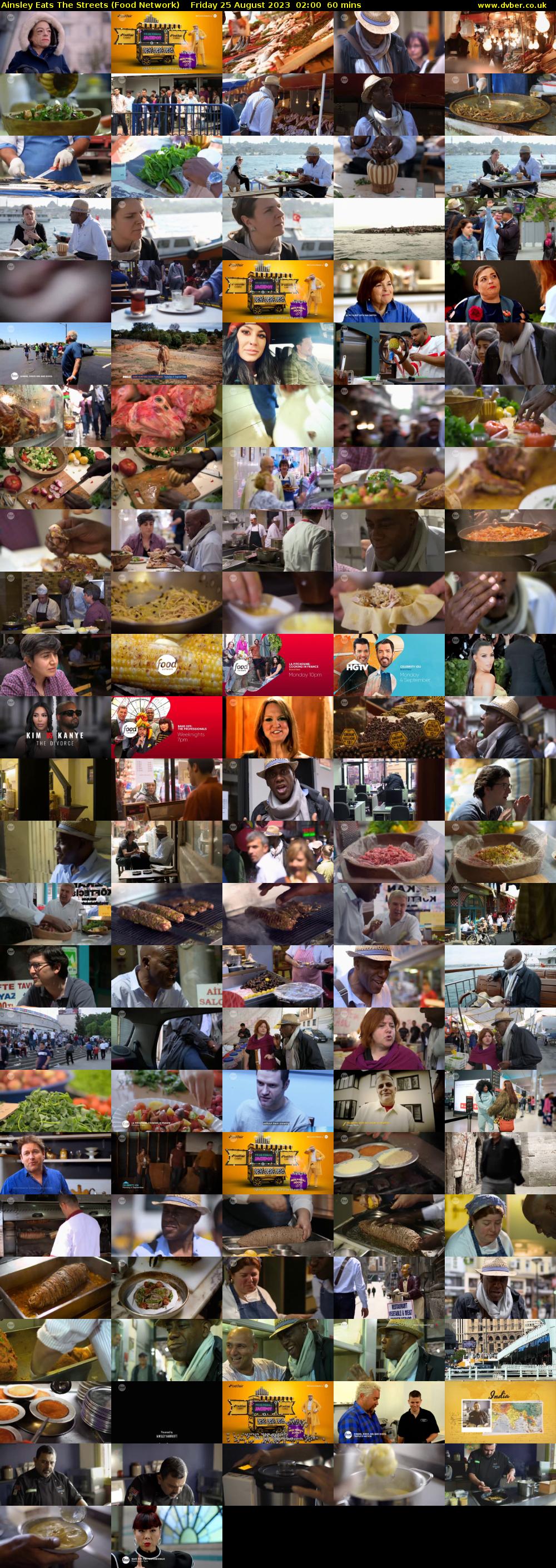 Ainsley Eats The Streets (Food Network) Friday 25 August 2023 02:00 - 03:00
