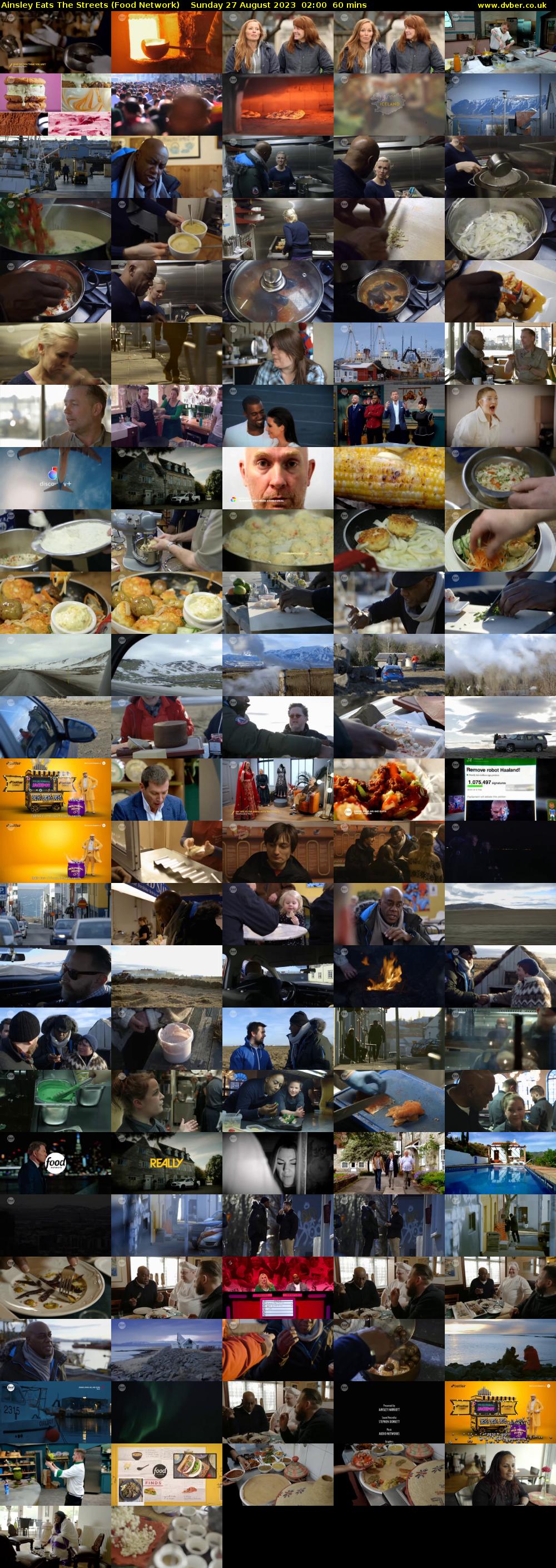 Ainsley Eats The Streets (Food Network) Sunday 27 August 2023 02:00 - 03:00