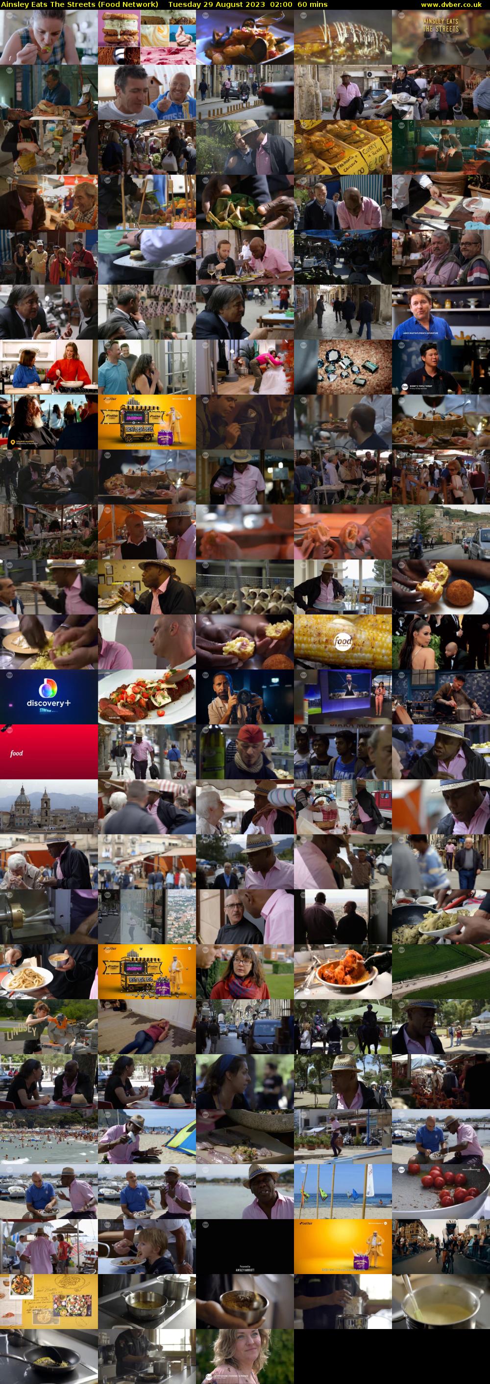 Ainsley Eats The Streets (Food Network) Tuesday 29 August 2023 02:00 - 03:00