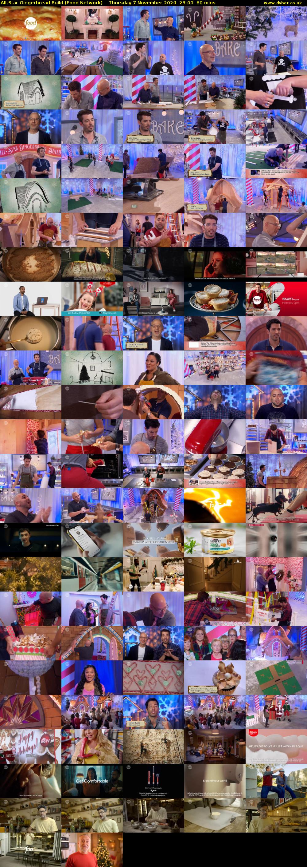 All-Star Gingerbread Build (Food Network) Thursday 7 November 2024 23:00 - 00:00