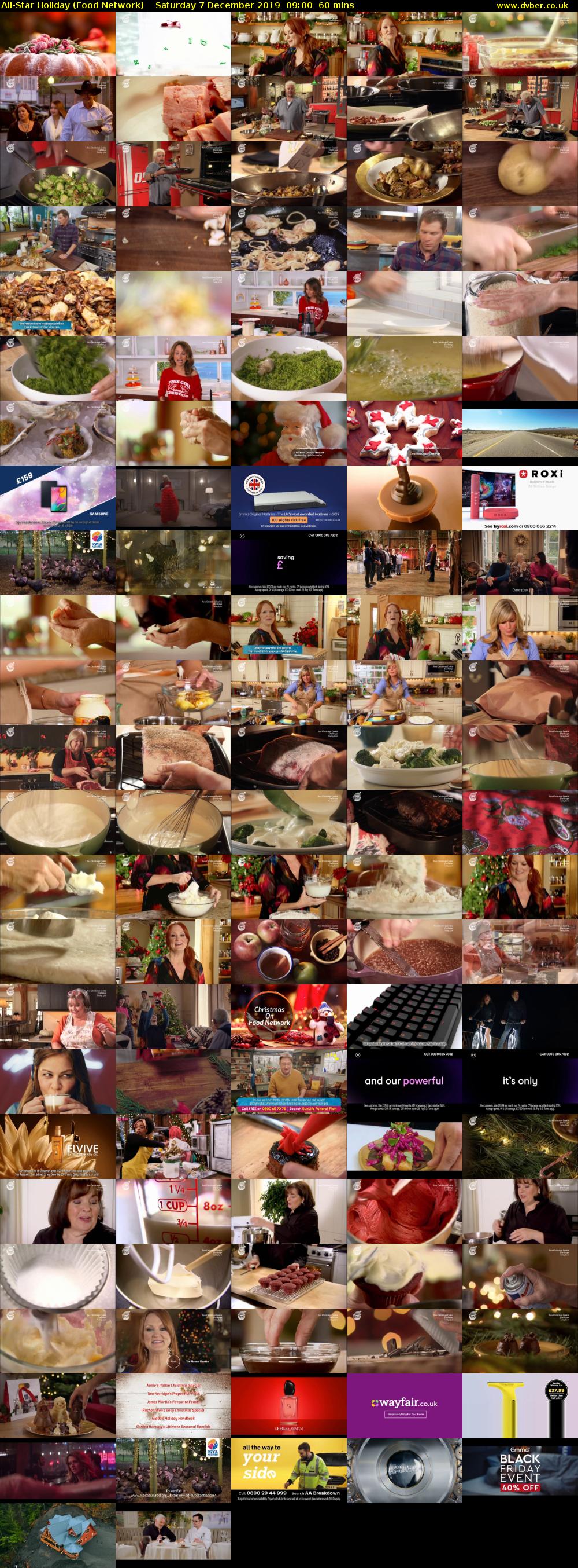 All-Star Holiday (Food Network) Saturday 7 December 2019 09:00 - 10:00