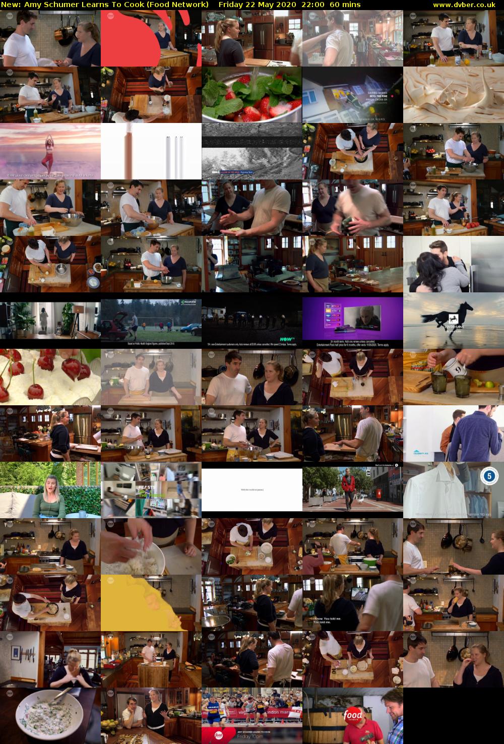 Amy Schumer Learns To Cook (Food Network) Friday 22 May 2020 22:00 - 23:00