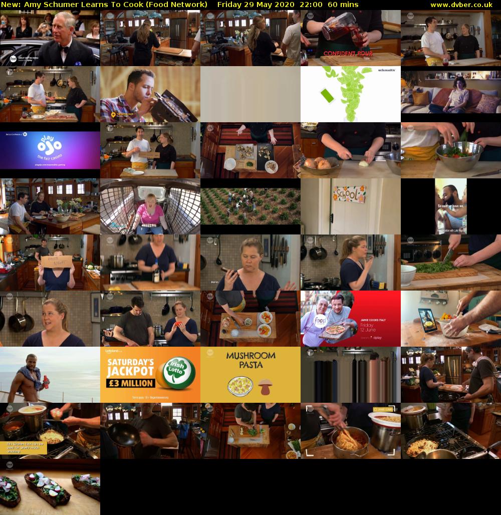 Amy Schumer Learns To Cook (Food Network) Friday 29 May 2020 22:00 - 23:00