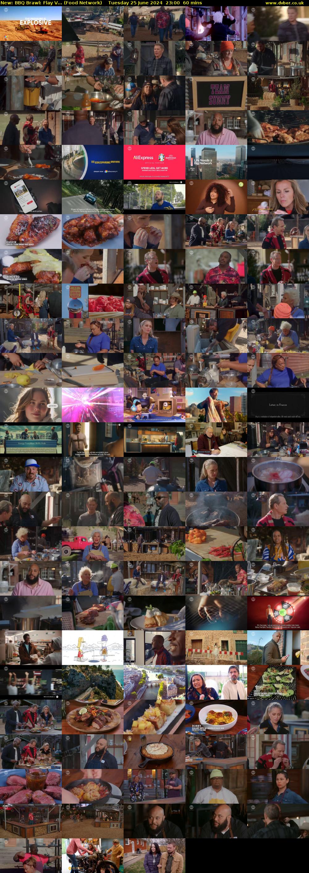 BBQ Brawl: Flay V... (Food Network) Tuesday 25 June 2024 23:00 - 00:00