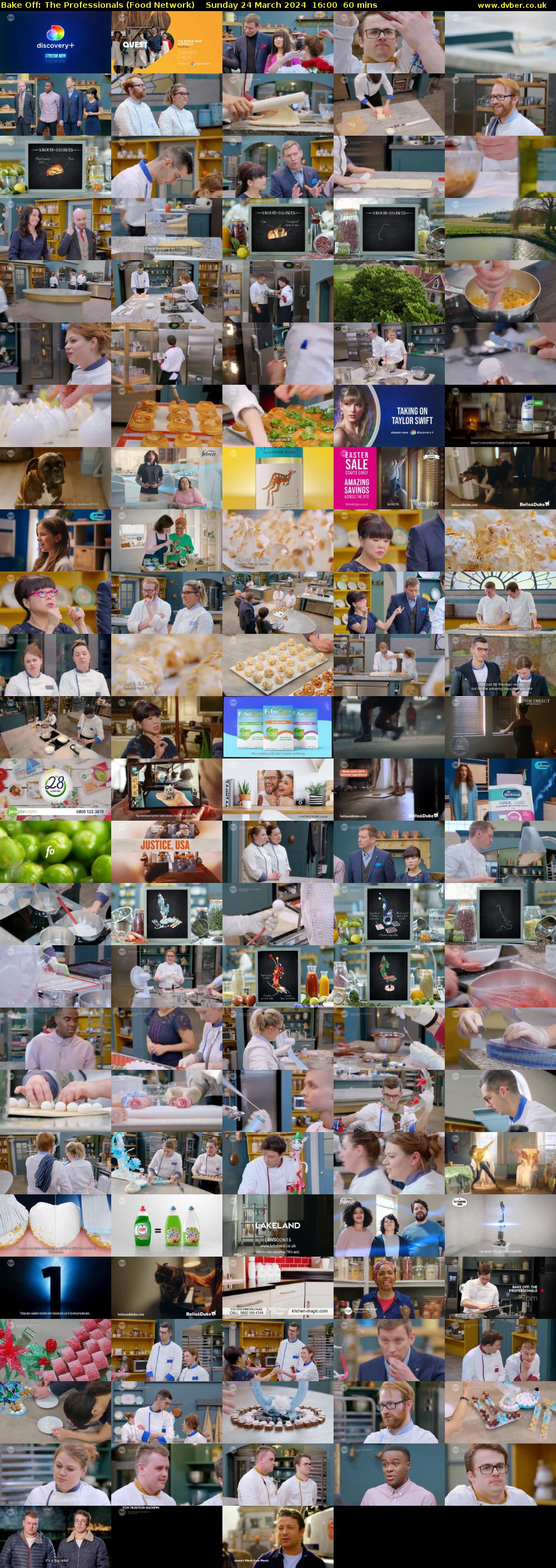 Bake Off: The Professionals (Food Network) Sunday 24 March 2024 16:00 - 17:00