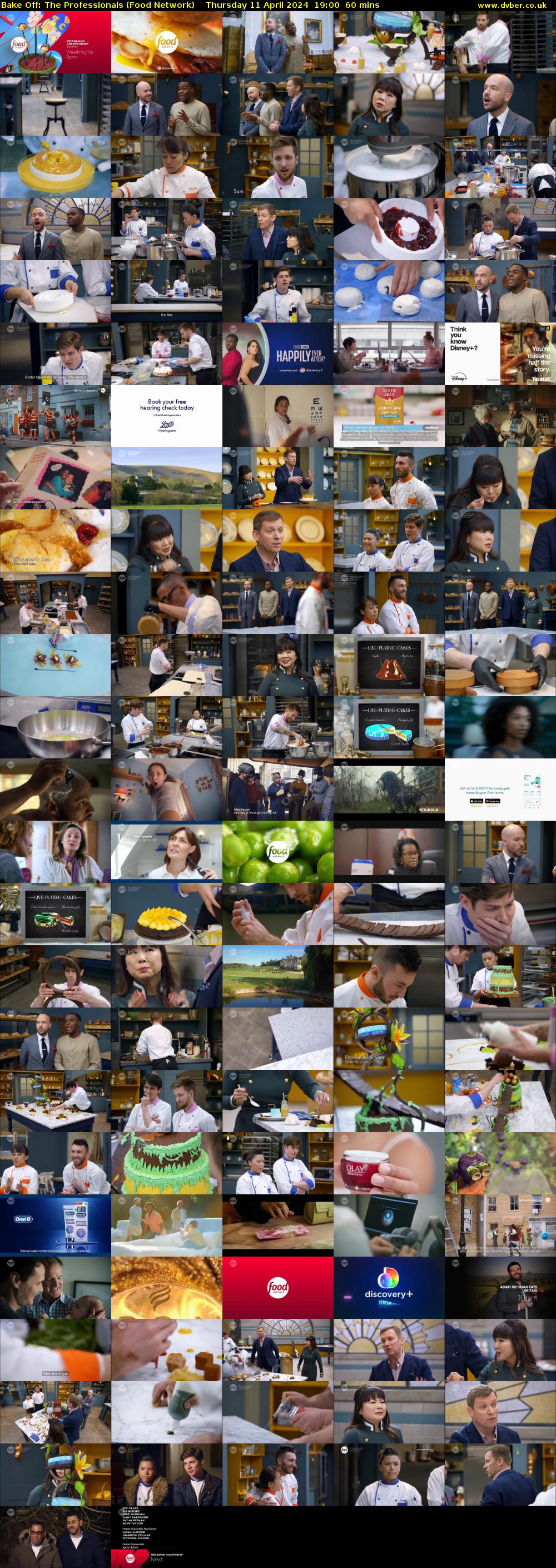 Bake Off: The Professionals (Food Network) Thursday 11 April 2024 19:00 - 20:00