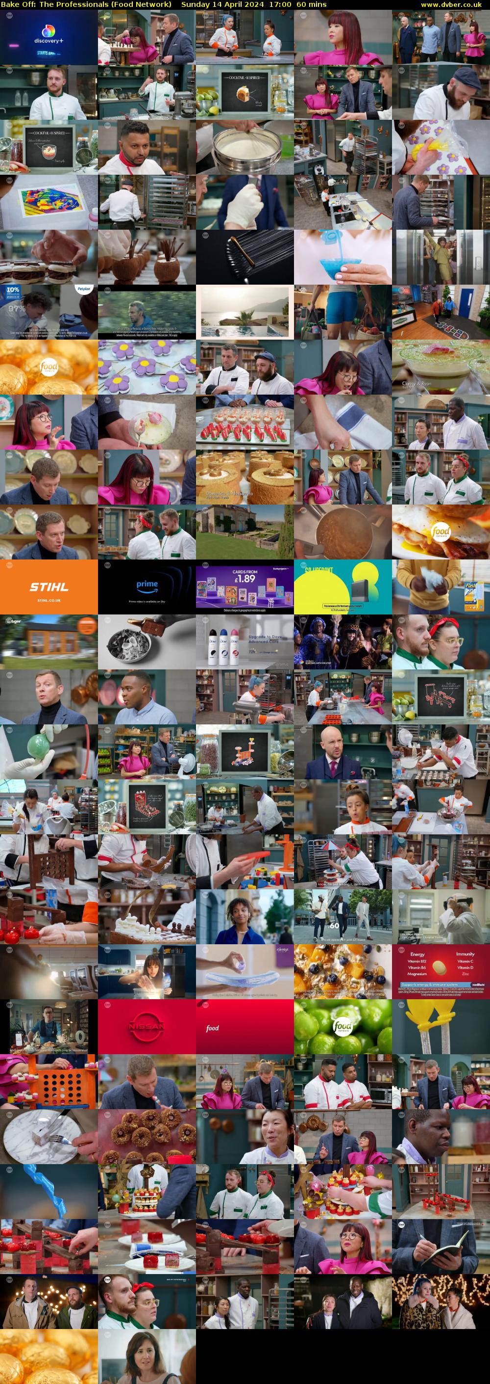 Bake Off: The Professionals (Food Network) Sunday 14 April 2024 17:00 - 18:00