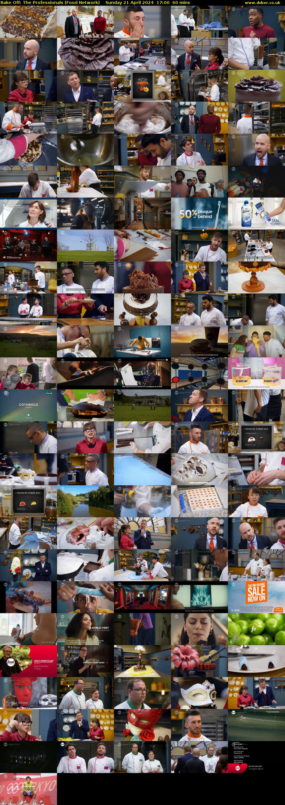 Bake Off: The Professionals (Food Network) Sunday 21 April 2024 17:00 - 18:00