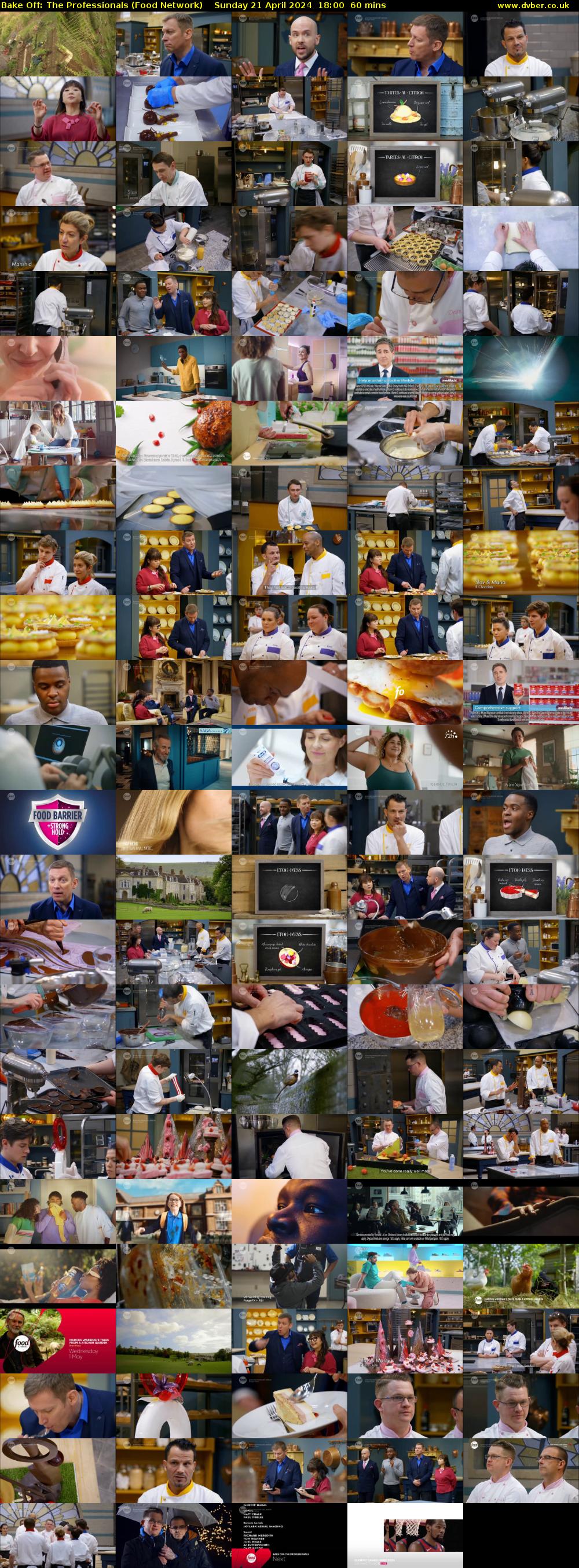 Bake Off: The Professionals (Food Network) Sunday 21 April 2024 18:00 - 19:00