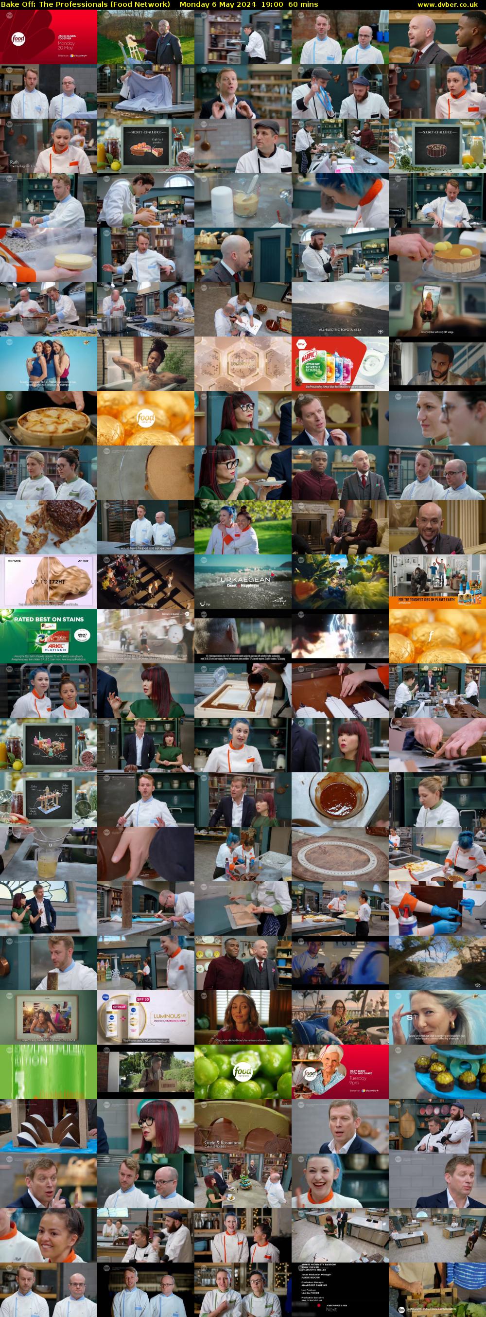 Bake Off: The Professionals (Food Network) Monday 6 May 2024 19:00 - 20:00