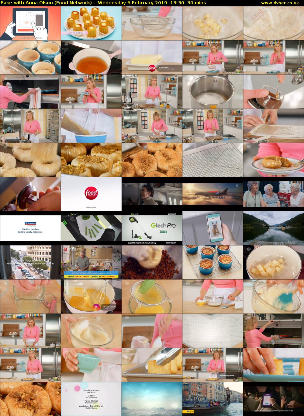 Bake with Anna Olson (Food Network) Wednesday 6 February 2019 13:30 - 14:00