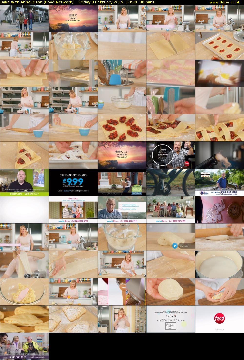 Bake with Anna Olson (Food Network) Friday 8 February 2019 13:30 - 14:00
