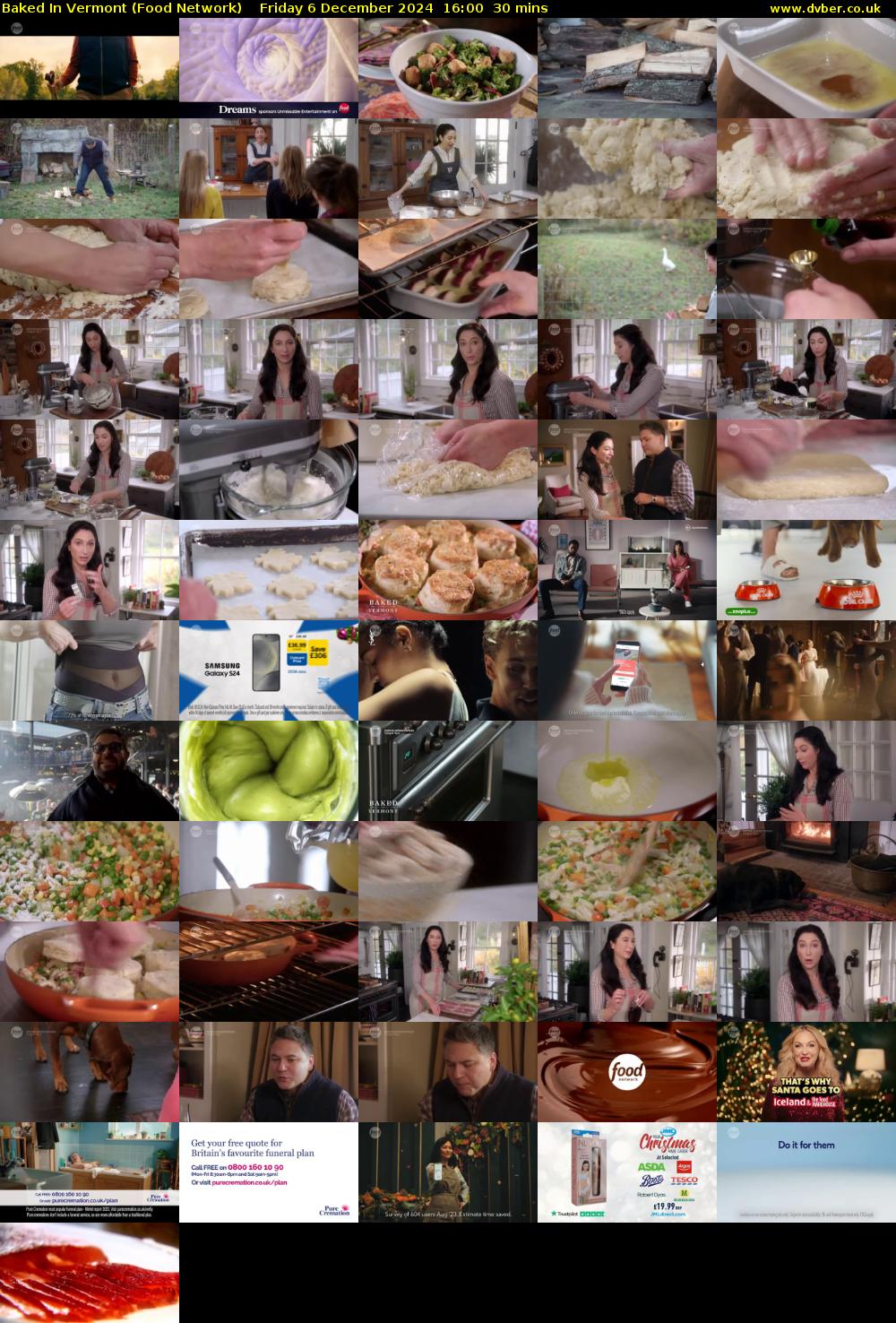Baked in Vermont (Food Network) Friday 6 December 2024 16:00 - 16:30