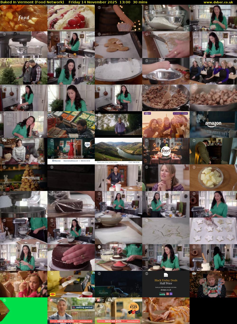 Baked in Vermont (Food Network) Friday 14 November 2025 13:00 - 13:30