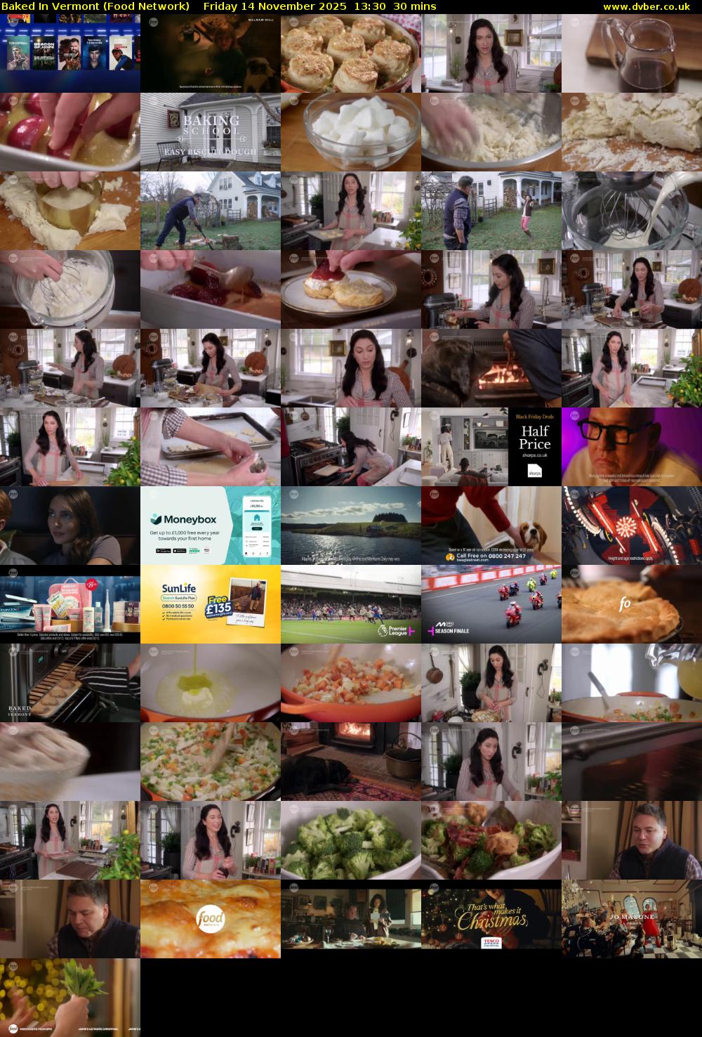 Baked in Vermont (Food Network) Friday 14 November 2025 13:30 - 14:00