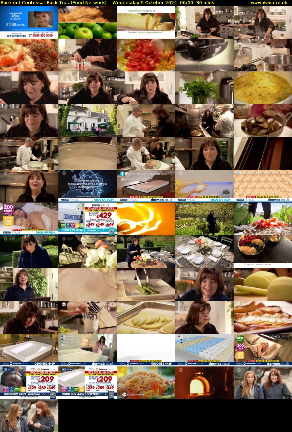 Barefoot Contessa: Back To... (Food Network) Wednesday 9 October 2024 06:00 - 06:30