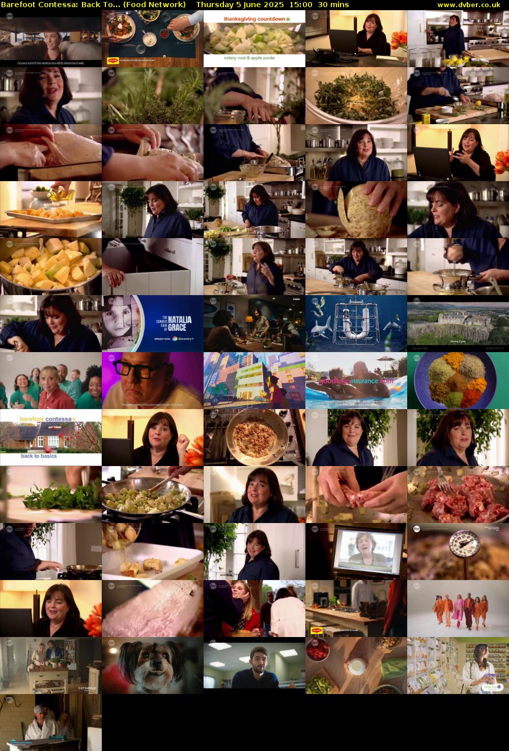 Barefoot Contessa: Back To... (Food Network) Thursday 5 June 2025 15:00 - 15:30