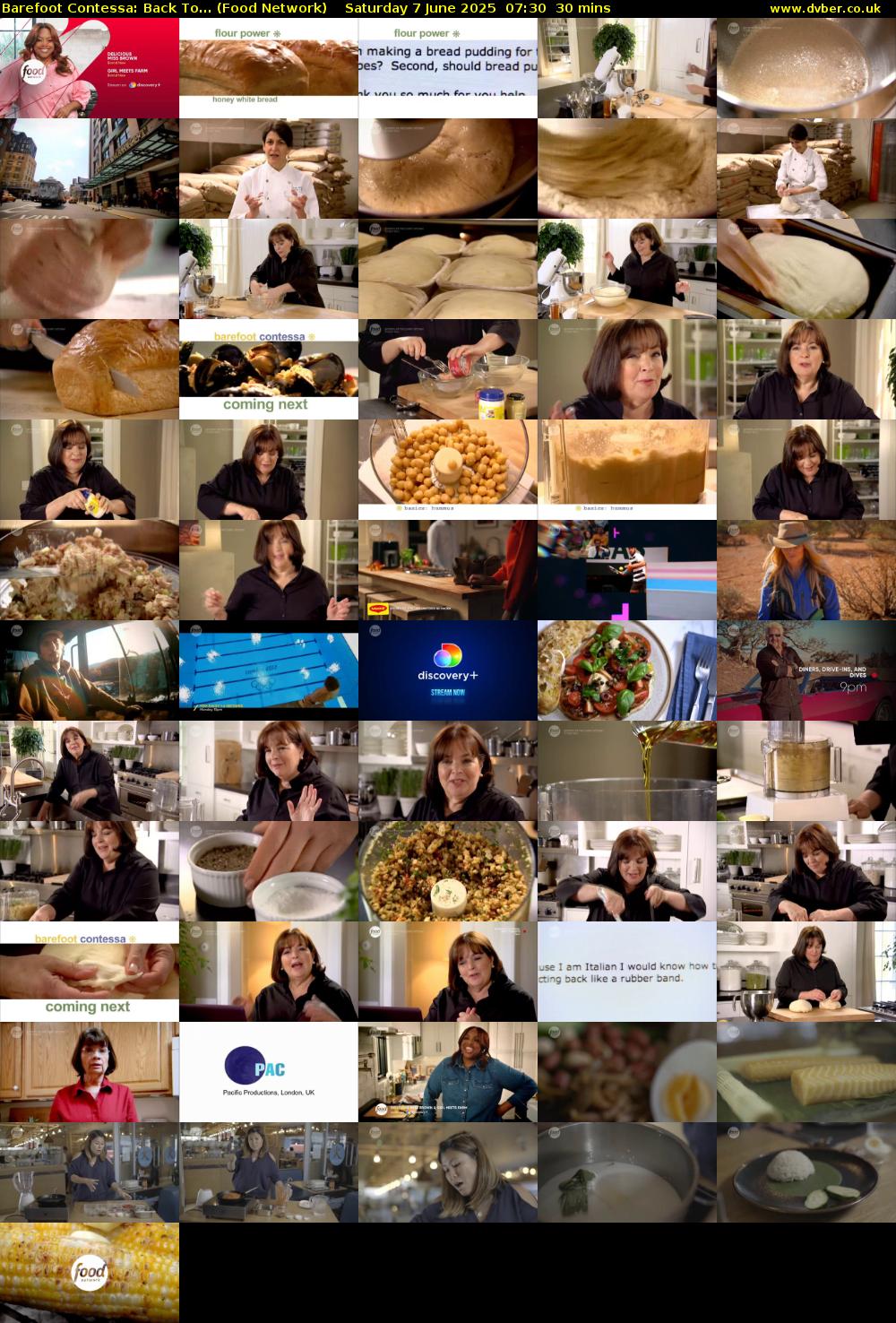 Barefoot Contessa: Back To... (Food Network) Saturday 7 June 2025 07:30 - 08:00