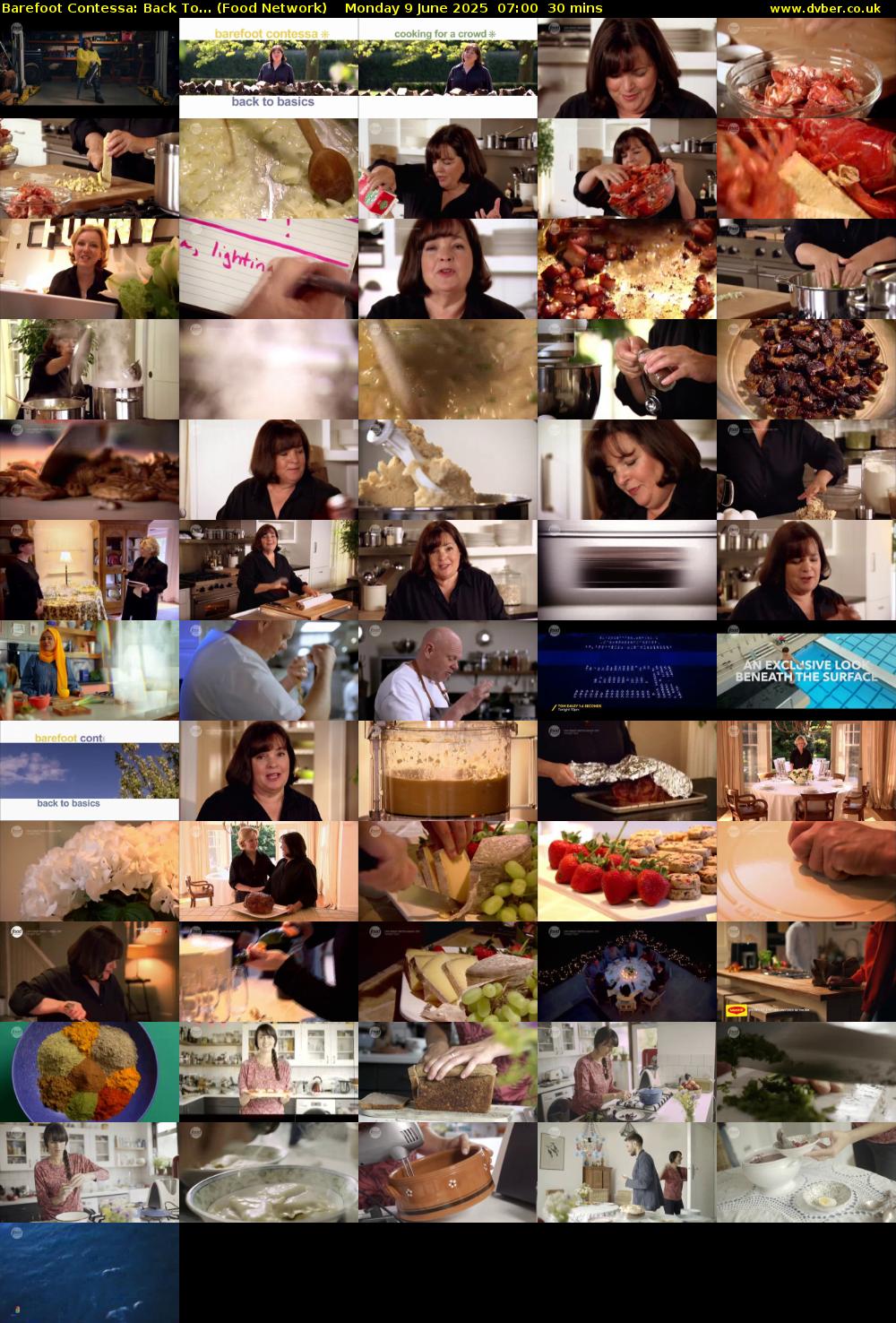 Barefoot Contessa: Back To... (Food Network) Monday 9 June 2025 07:00 - 07:30